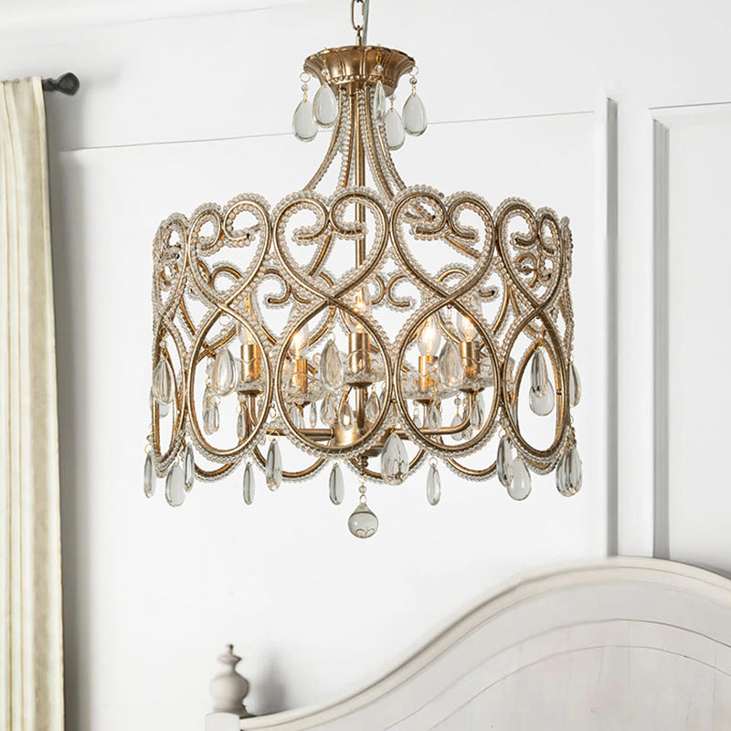 Janella – Lustre en cristal antique