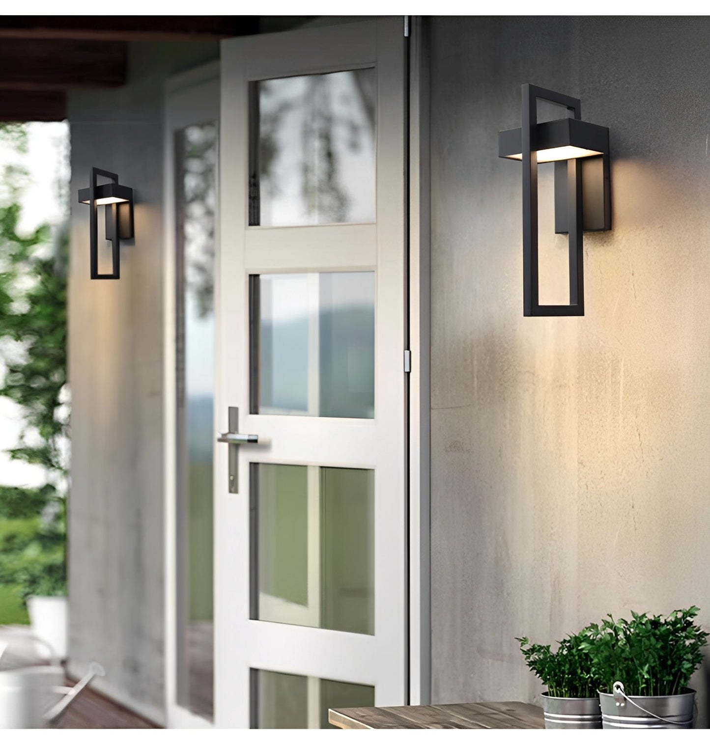 Avero – Applique murale extérieure LED moderne