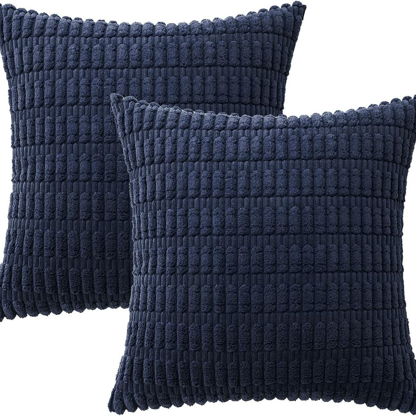 Whea – Coussin en velours côtelé avec structure en épis de blé