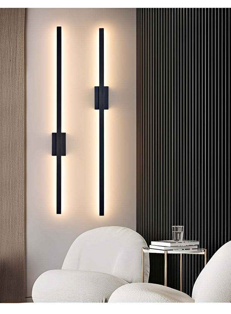 Yela – Applique Murale Minimaliste à Barres Lumineuses