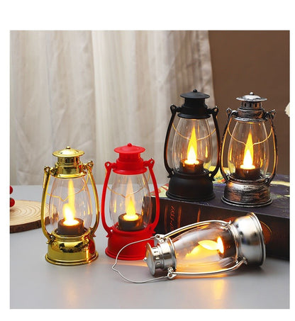 Yareli – Lampe de Nuit Rétro Portable avec Flamme Oscillante