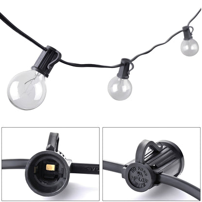 Rowan – Guirlande lumineuse G40 avec filaments en tungstène