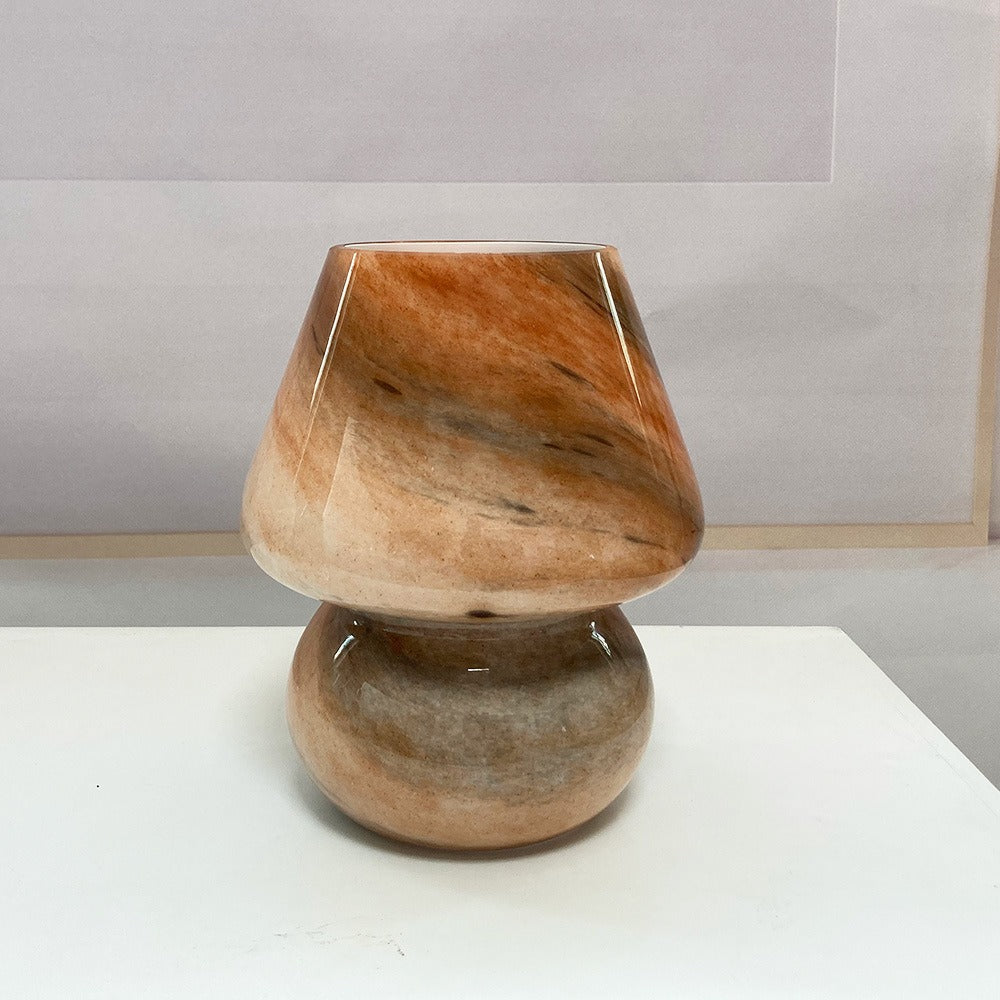 Yuna – Lampe Champignon en Verre Fait Main