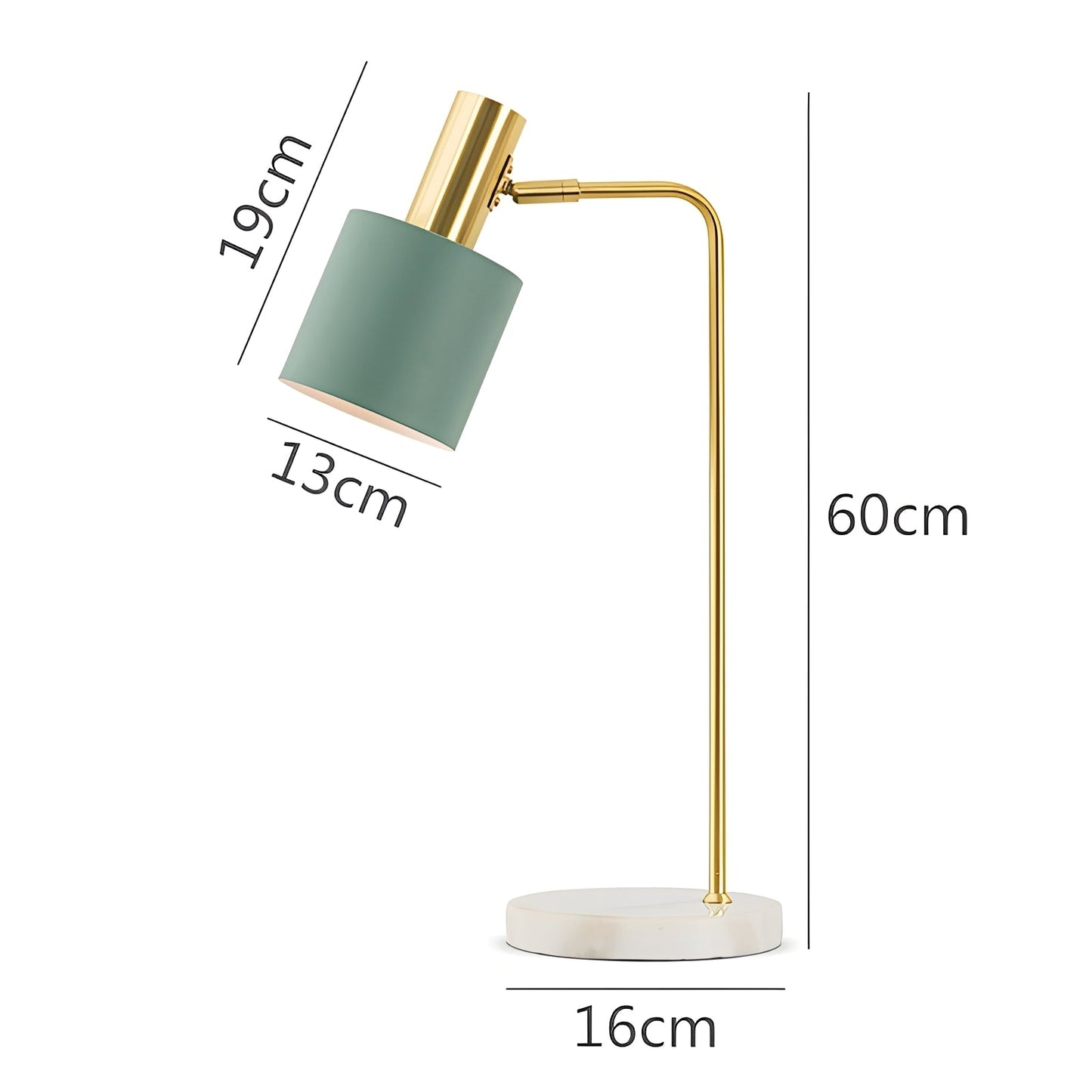 Mira – Lampe de table en marbre nordique moderne