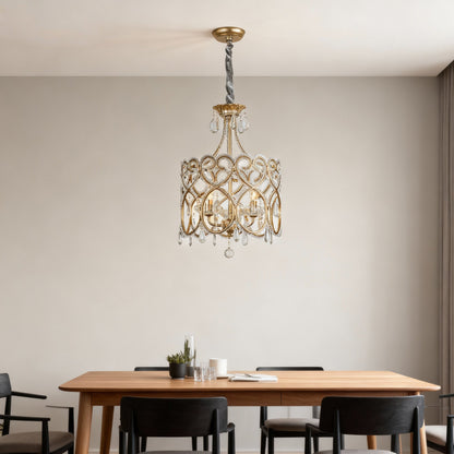 Janella – Lustre en cristal antique
