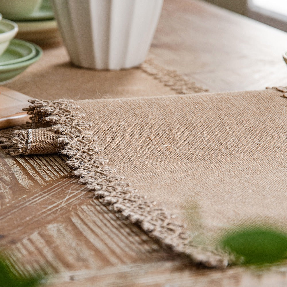 Charlotte – Chemin de table rustique