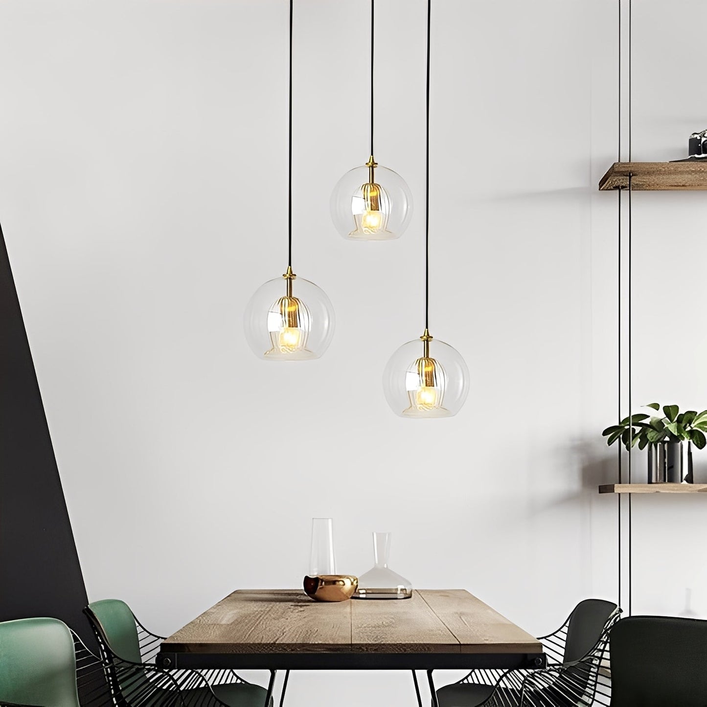 Mira – Suspension en verre simple
