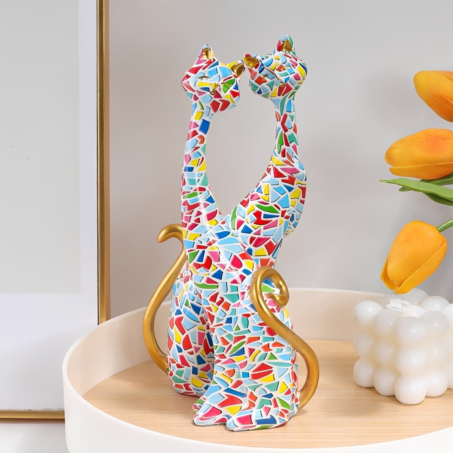Katrin – Figurine de chat élégante