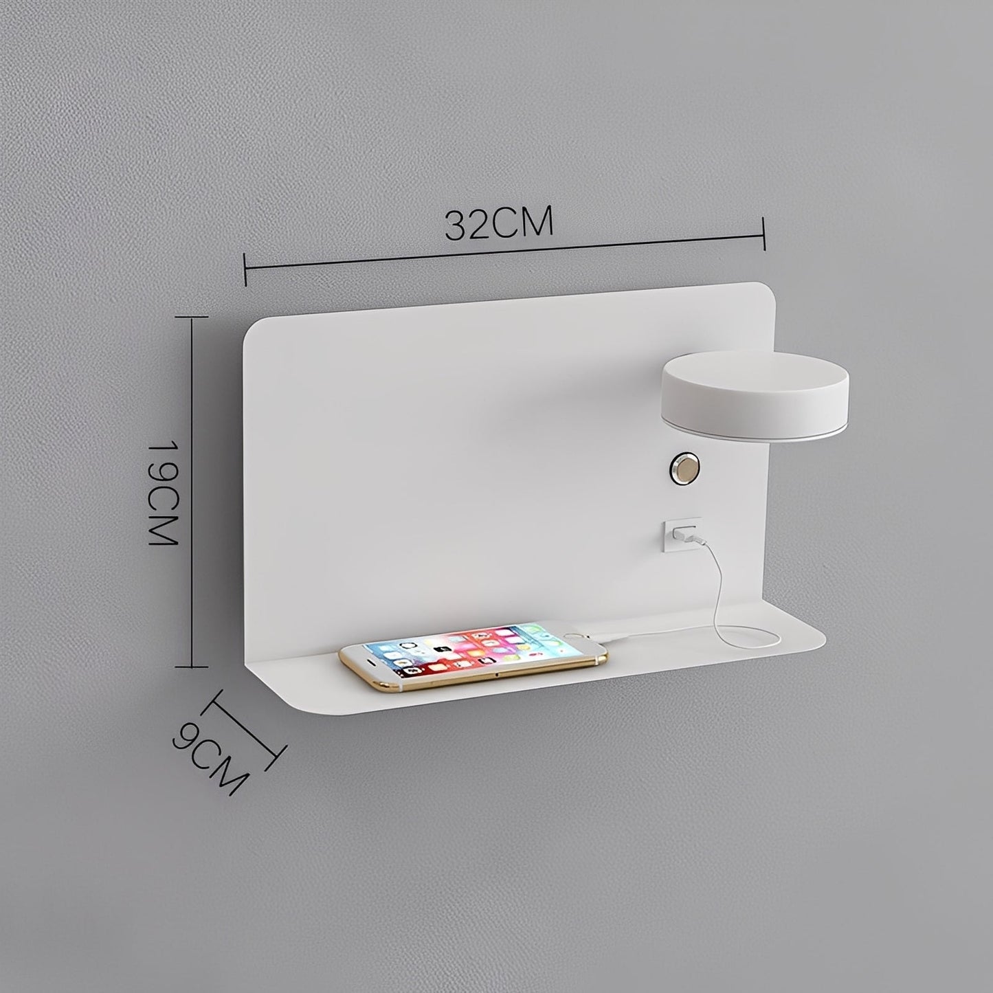 Darren – Lampe de chevet avec port USB