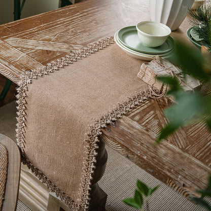 Charlotte – Chemin de table rustique