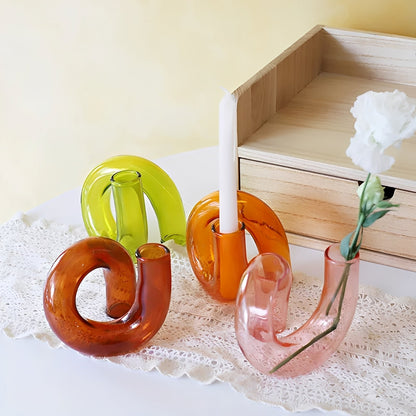 Alenya – Vase en verre créative au design moderne
