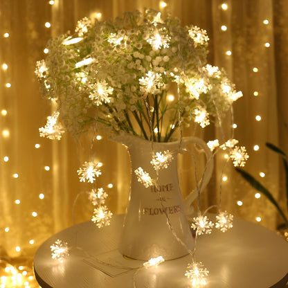 Eira – Guirlande lumineuse flocons de neige avec télécommande