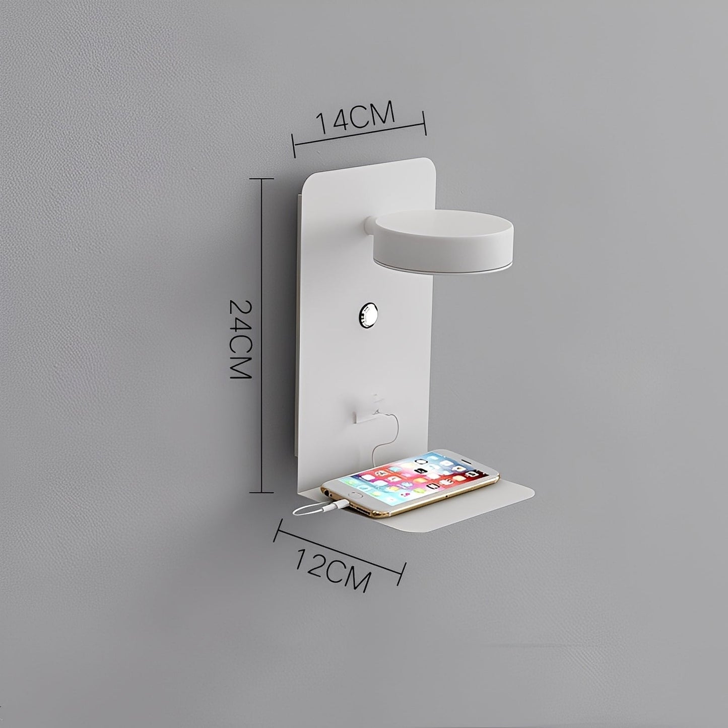 Darren – Lampe de chevet avec port USB