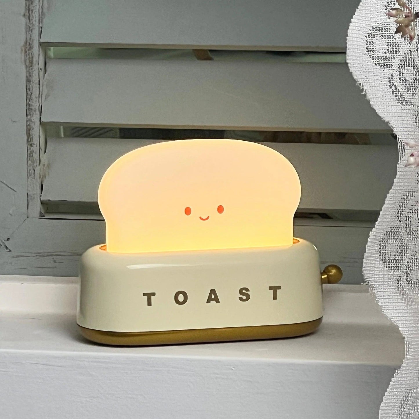 Tosta – Lampe de table portable design grille-pain avec batterie et fonction variateur