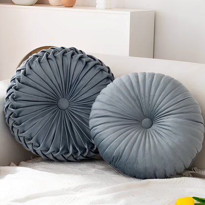 Rikka – Coussin rond en forme de citrouille