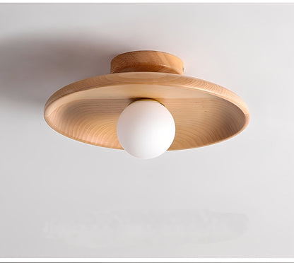 Yuki – Lampe de plafond en bois minimaliste