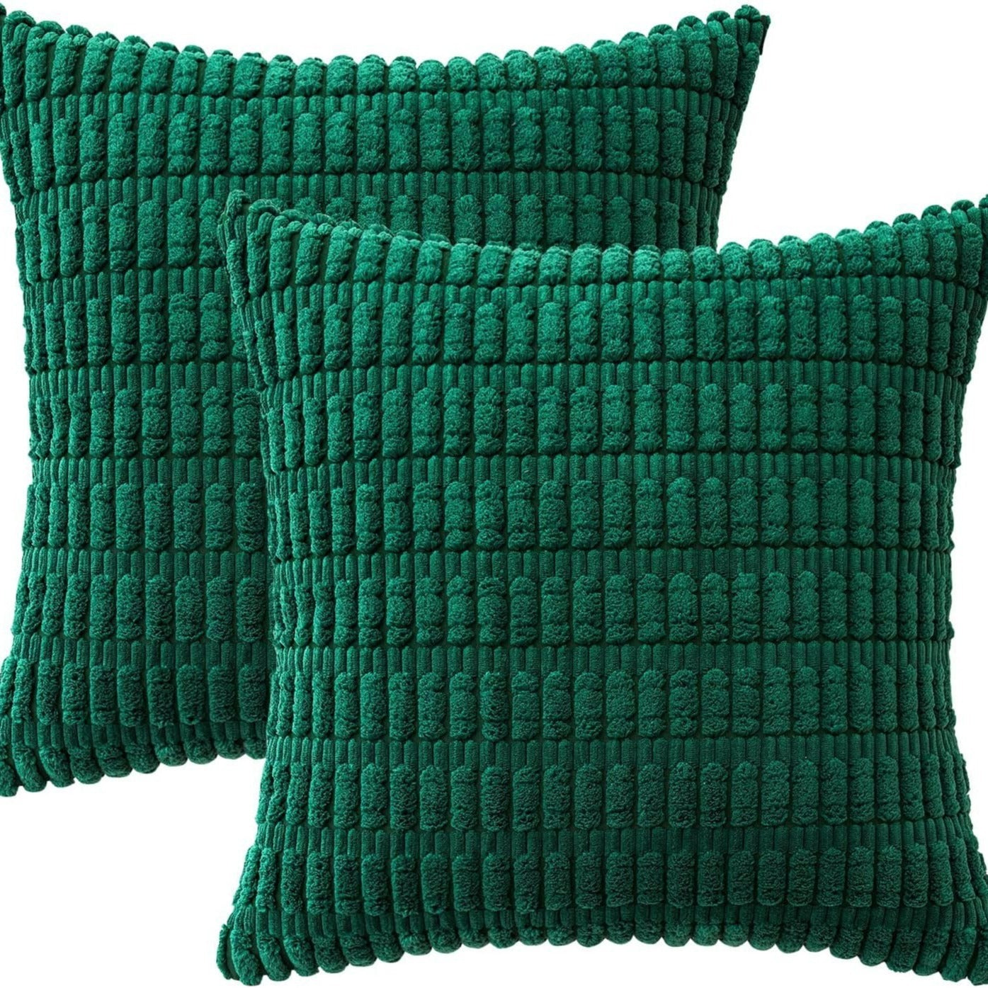 Whea – Coussin en velours côtelé avec structure en épis de blé