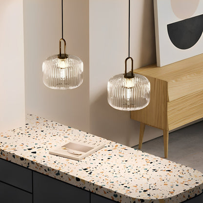 Kiyomitsu – Lampe Pendante en Verre Rond