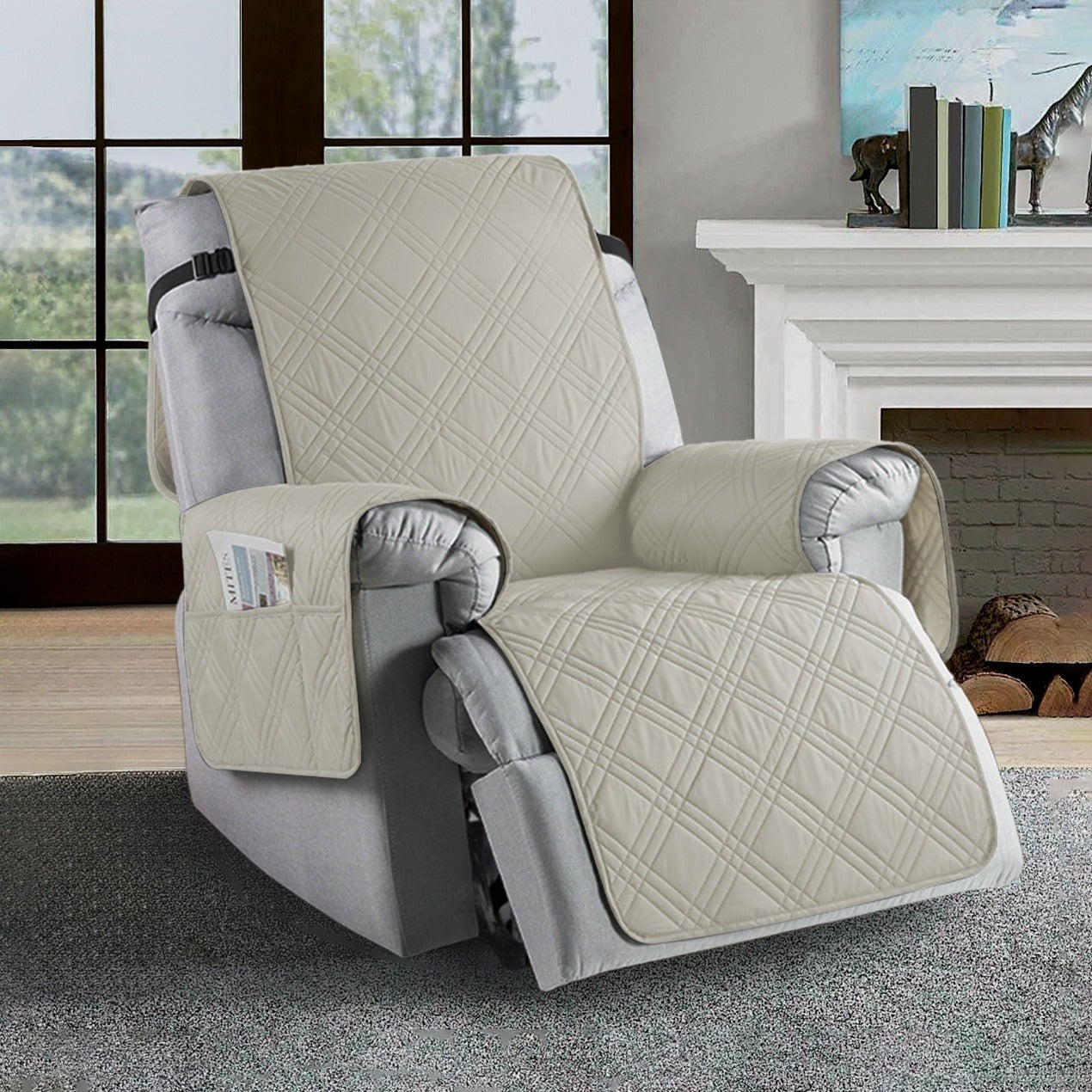 Chivas – Housse de coussin de sofa imperméable antidérapante