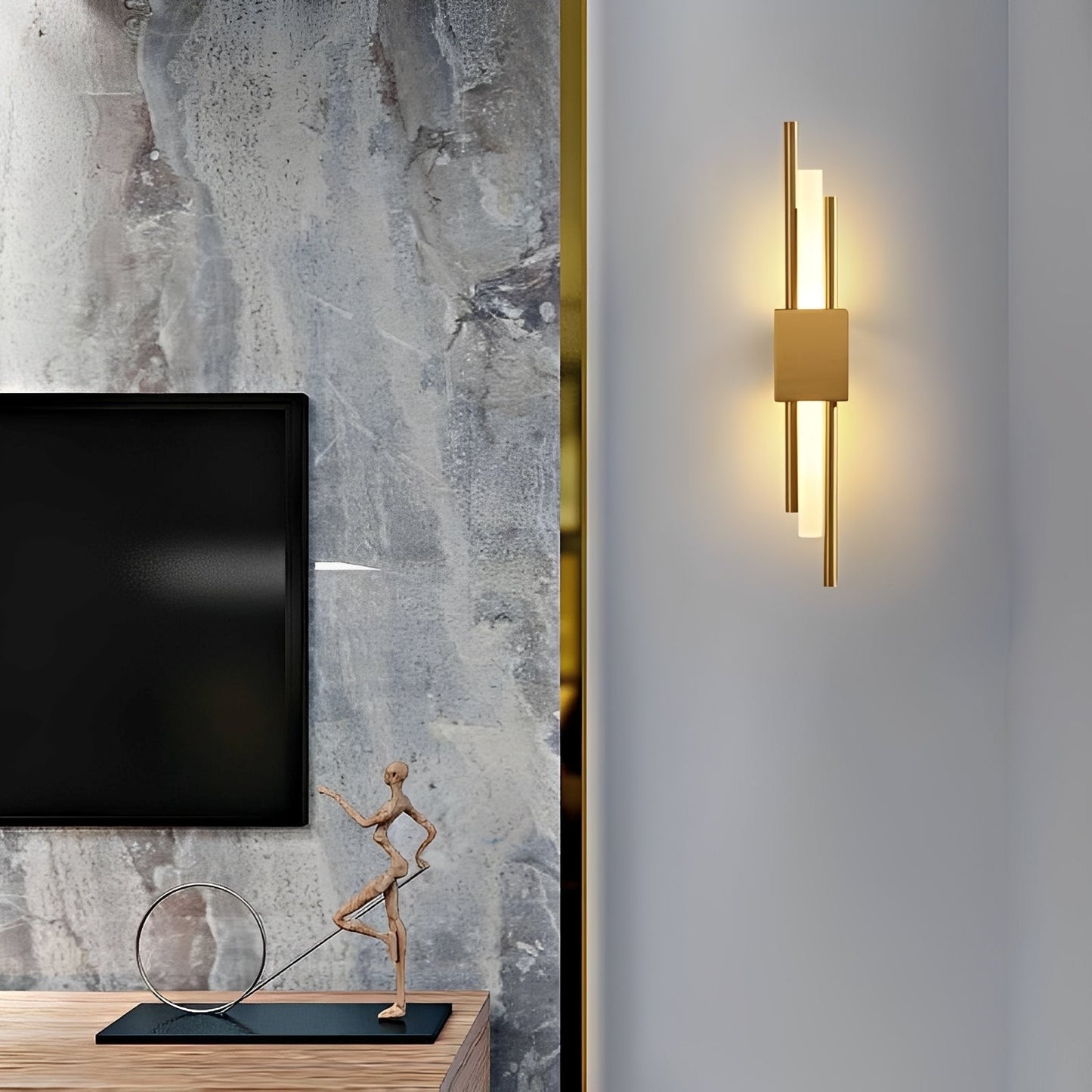 Auron – Moderne Wandlampe en Cuivre
