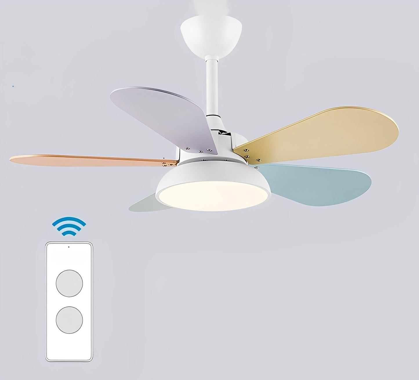 Levin – Ventilateur de plafond moderne avec lampe