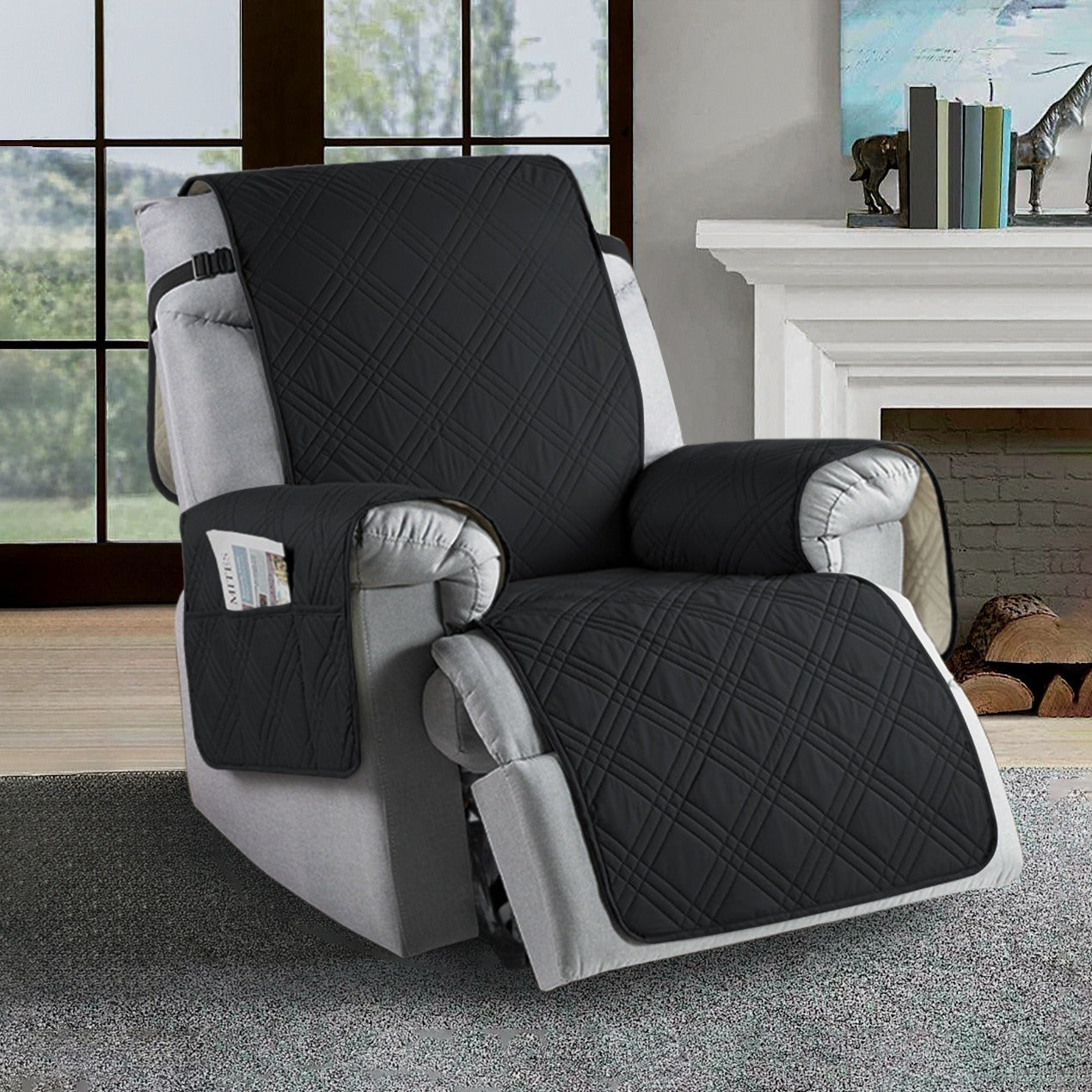 Chivas – Housse de coussin de sofa imperméable antidérapante