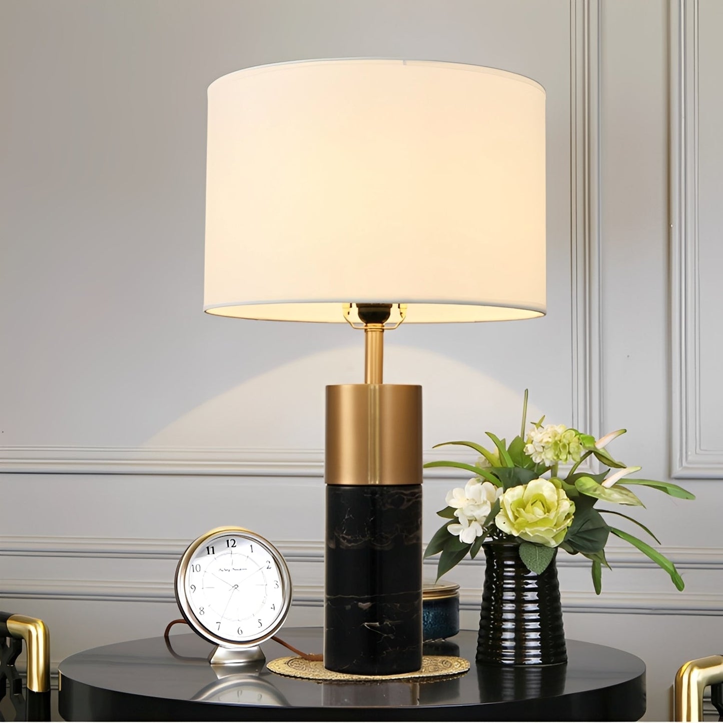 Valen – Lampe de table en marbre de luxe postmoderne