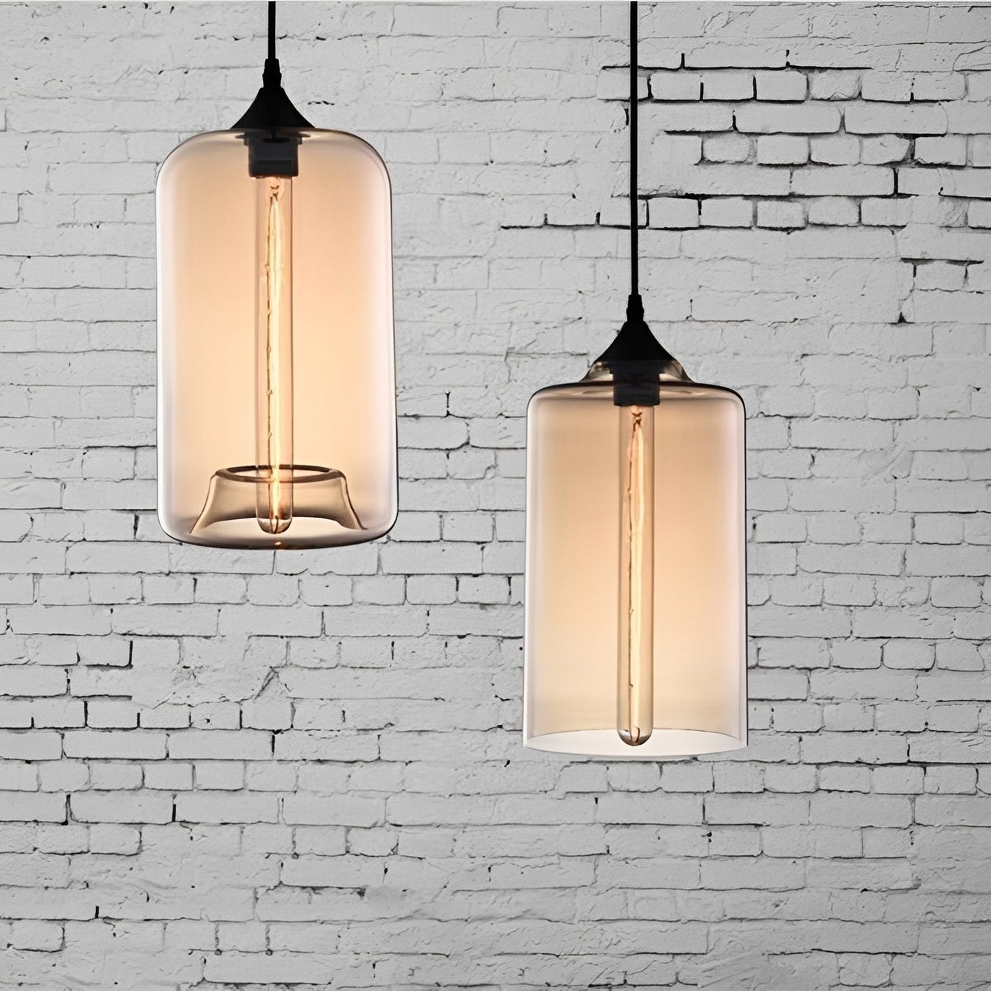 Lennart – Suspension en verre moderne