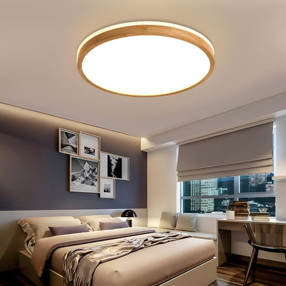 Arvid – Lampe de plafond LED en bois