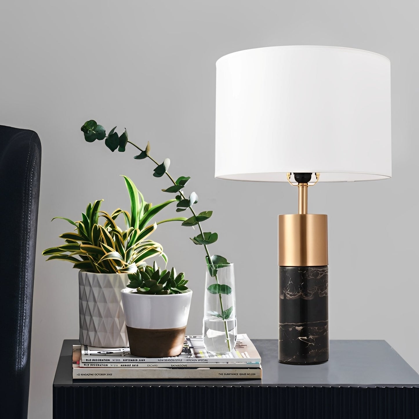 Valen – Lampe de table en marbre de luxe postmoderne
