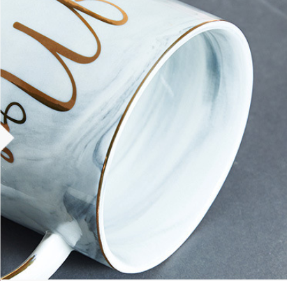 Maris – Tasse en céramique marbrée nordique