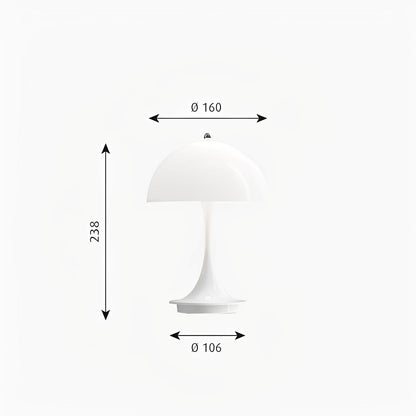 Felix – Lampe de table champignon rechargeable par USB