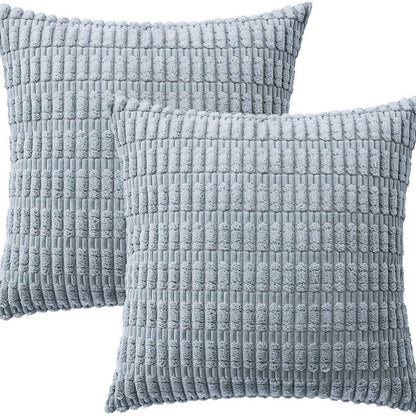 Whea – Coussin en velours côtelé avec structure en épis de blé