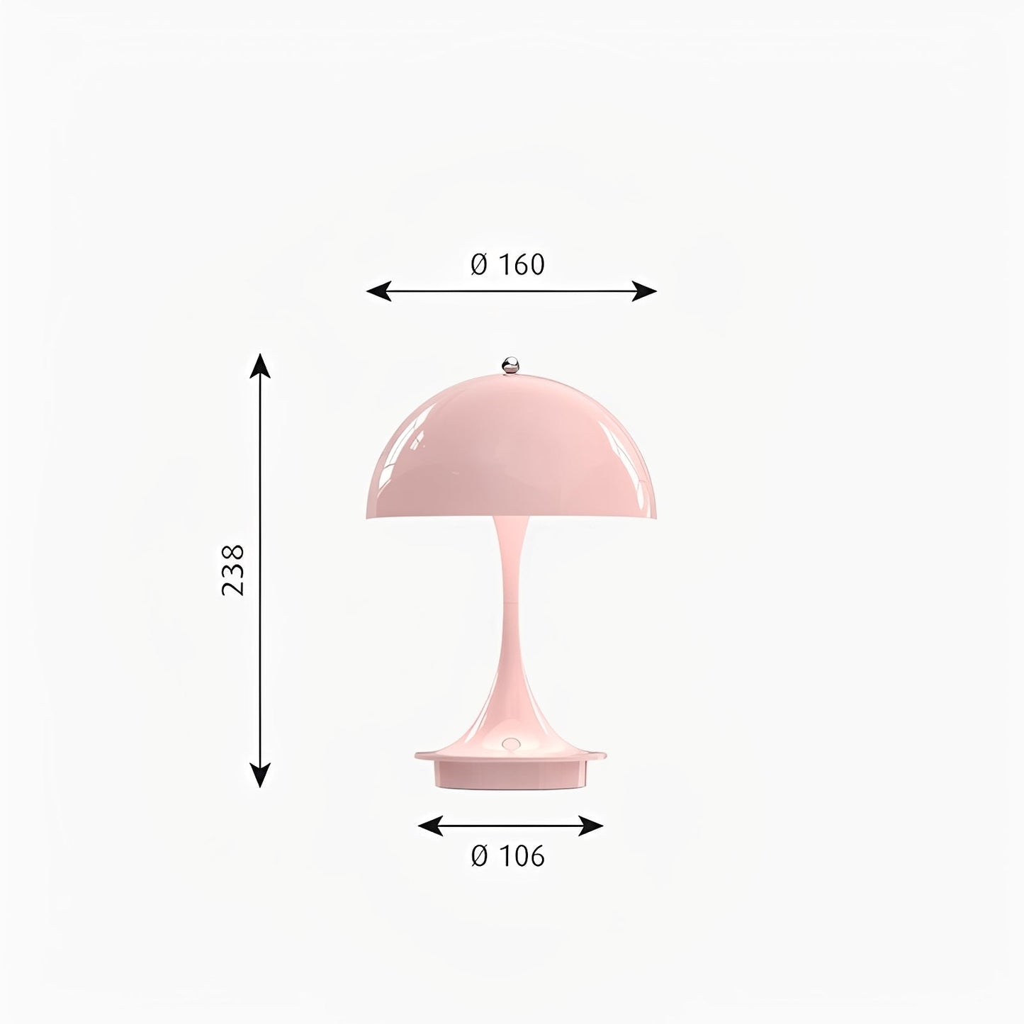 Felix – Lampe de table champignon rechargeable par USB