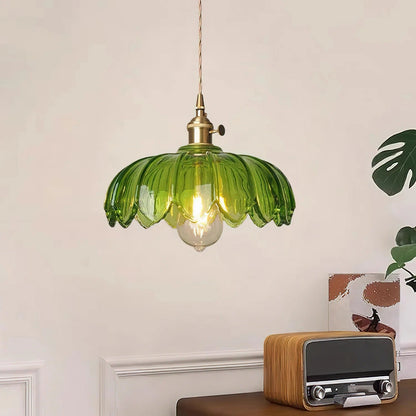 Celeste – Lustre de café en laiton et verre