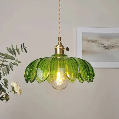 Celeste – Lustre de café en laiton et verre