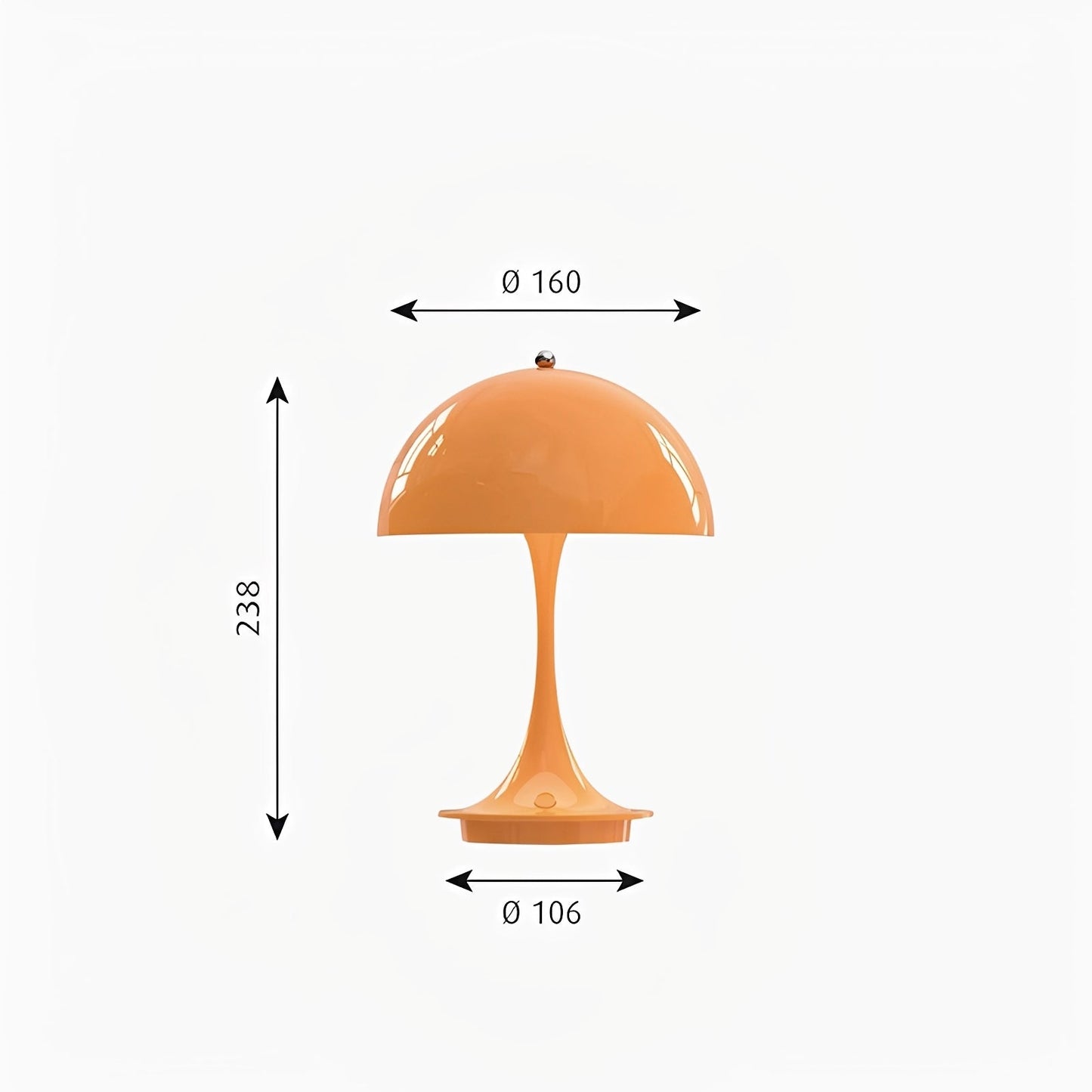 Felix – Lampe de table champignon rechargeable par USB