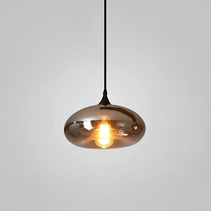 Santara – Lampe suspendue en verre au caractère fort