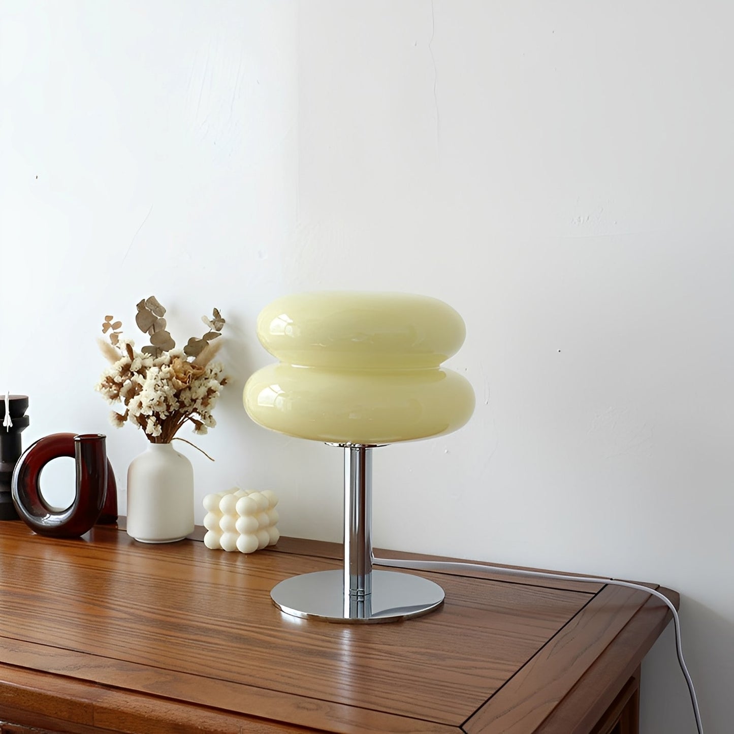 Elodie – Lampe de table en verre nordique
