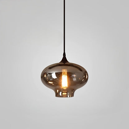 Santara – Lampe suspendue en verre au caractère fort