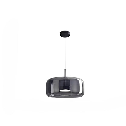Renzo – Lampe pendante en verre cuivre italien