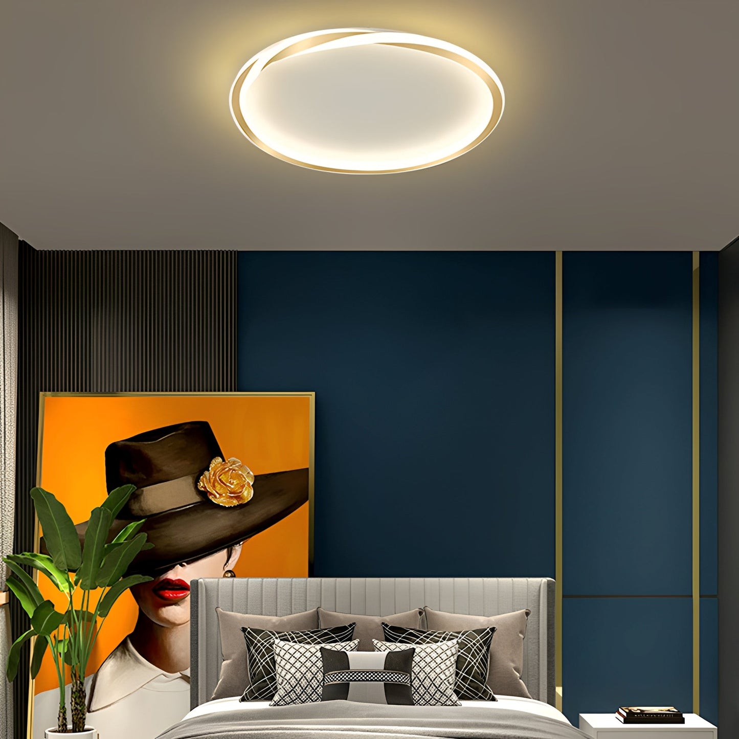 Billy – Plafonnier Cercle Moderne Simple