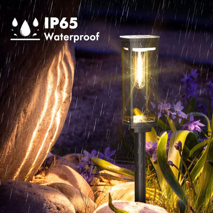 Solara – Lampe de pelouse solaire à fil de tungstène pour l'extérieur