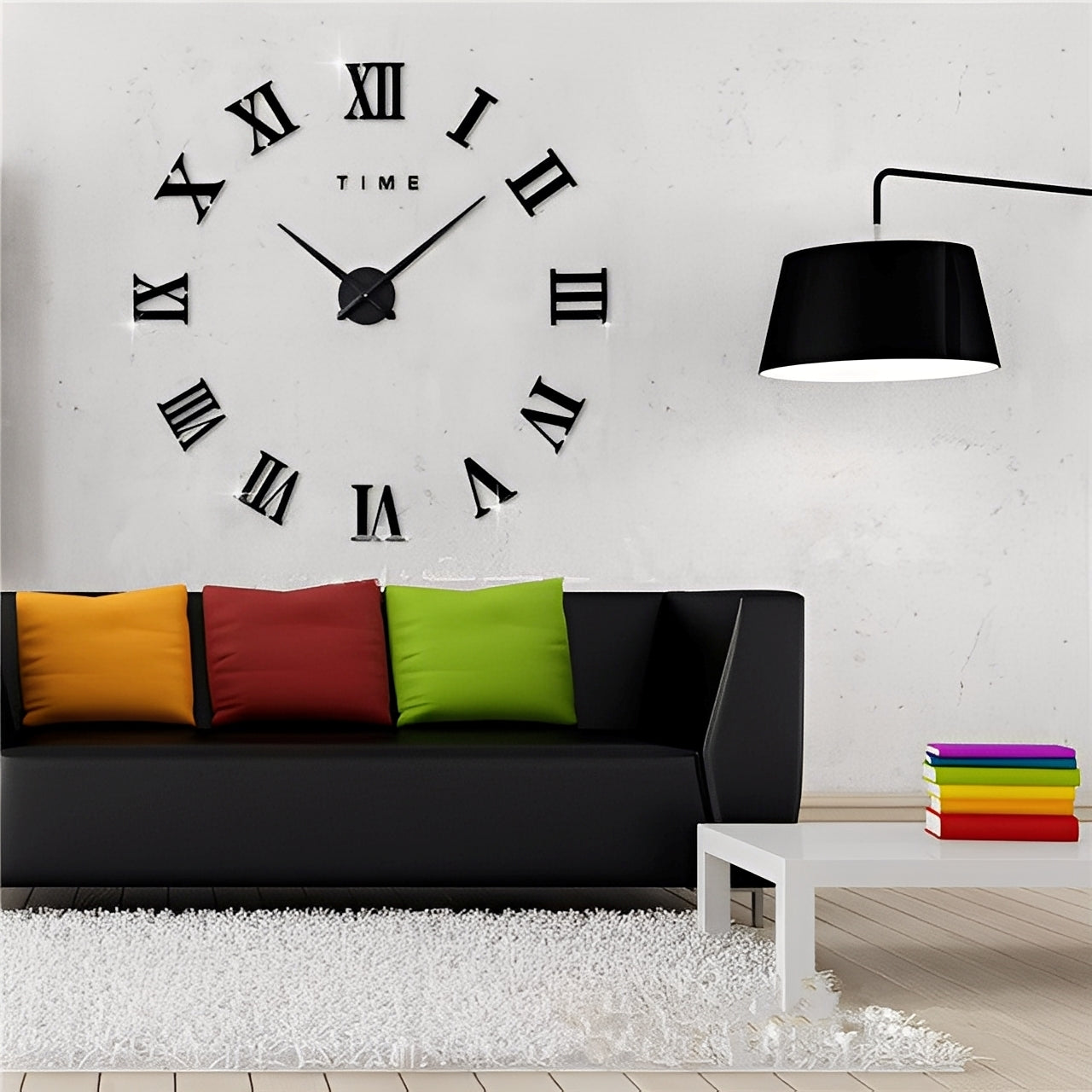 Elian – Grande Horloge Murale Créative