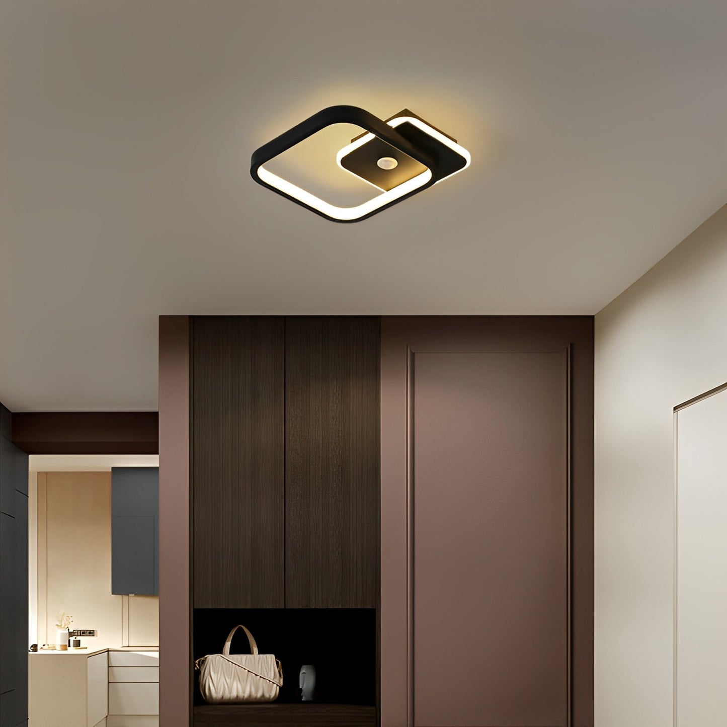 Sensora – Plafonnier LED avec capteur de mouvement PIR pour éclairage automatique