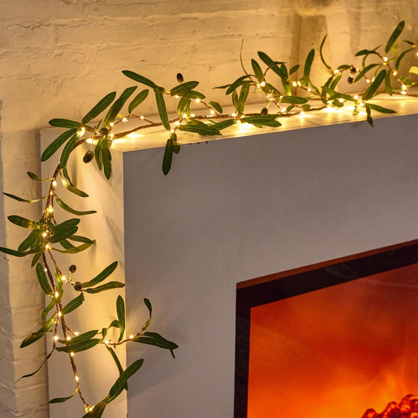 Olivine – Lampe décorative LED en design de branche d'olive