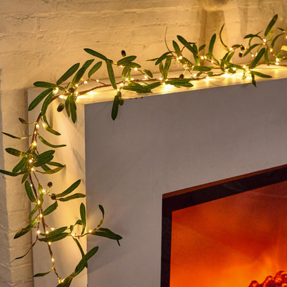 Olivine – Lampe décorative LED en design de branche d'olive