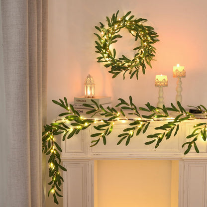 Olivine – Lampe décorative LED en design de branche d'olive