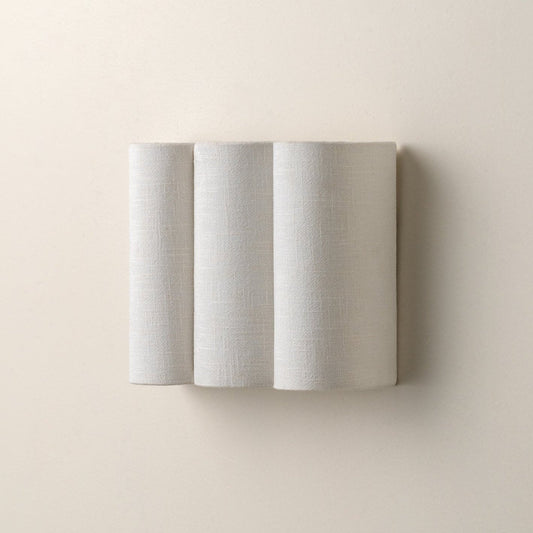 Soni – Applique Murale en Tissu avec Bord Coquille