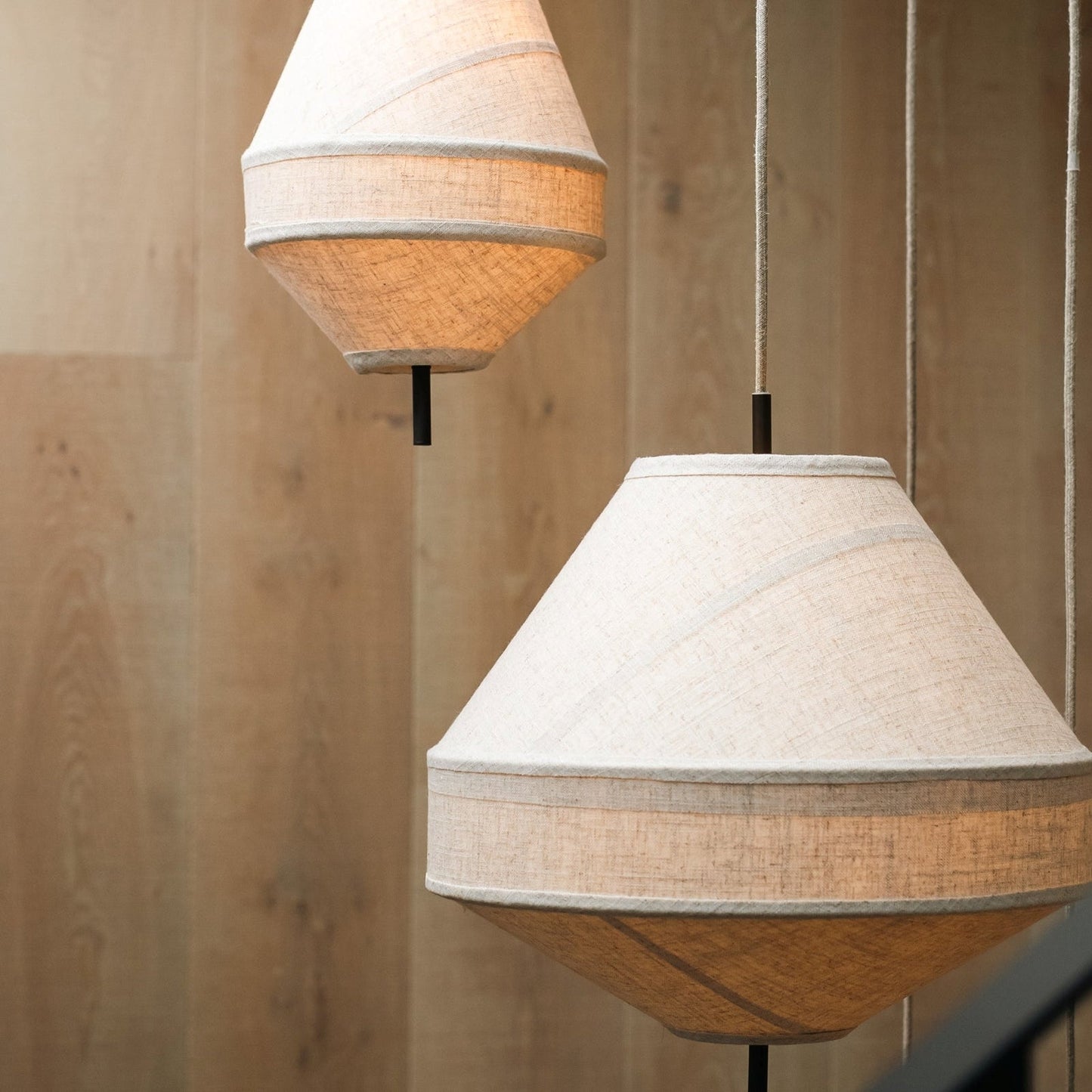 Akari – Suspension en tissu japonais